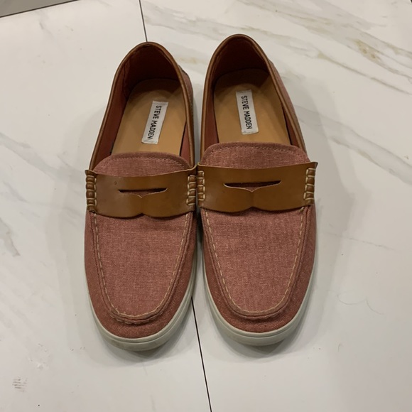 Steve Madden pink loafers - Picture 2 of 8